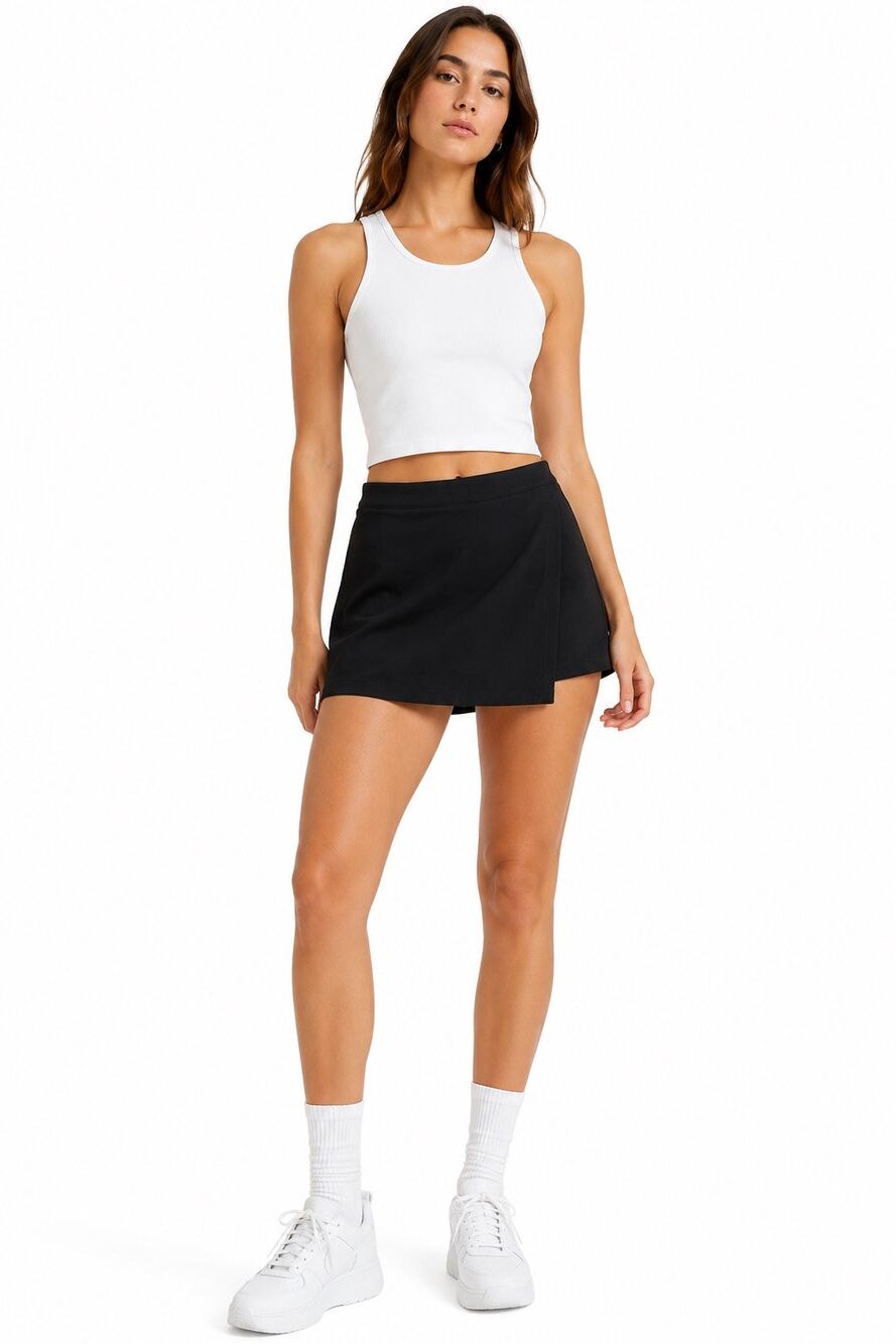 Black Mini Skort